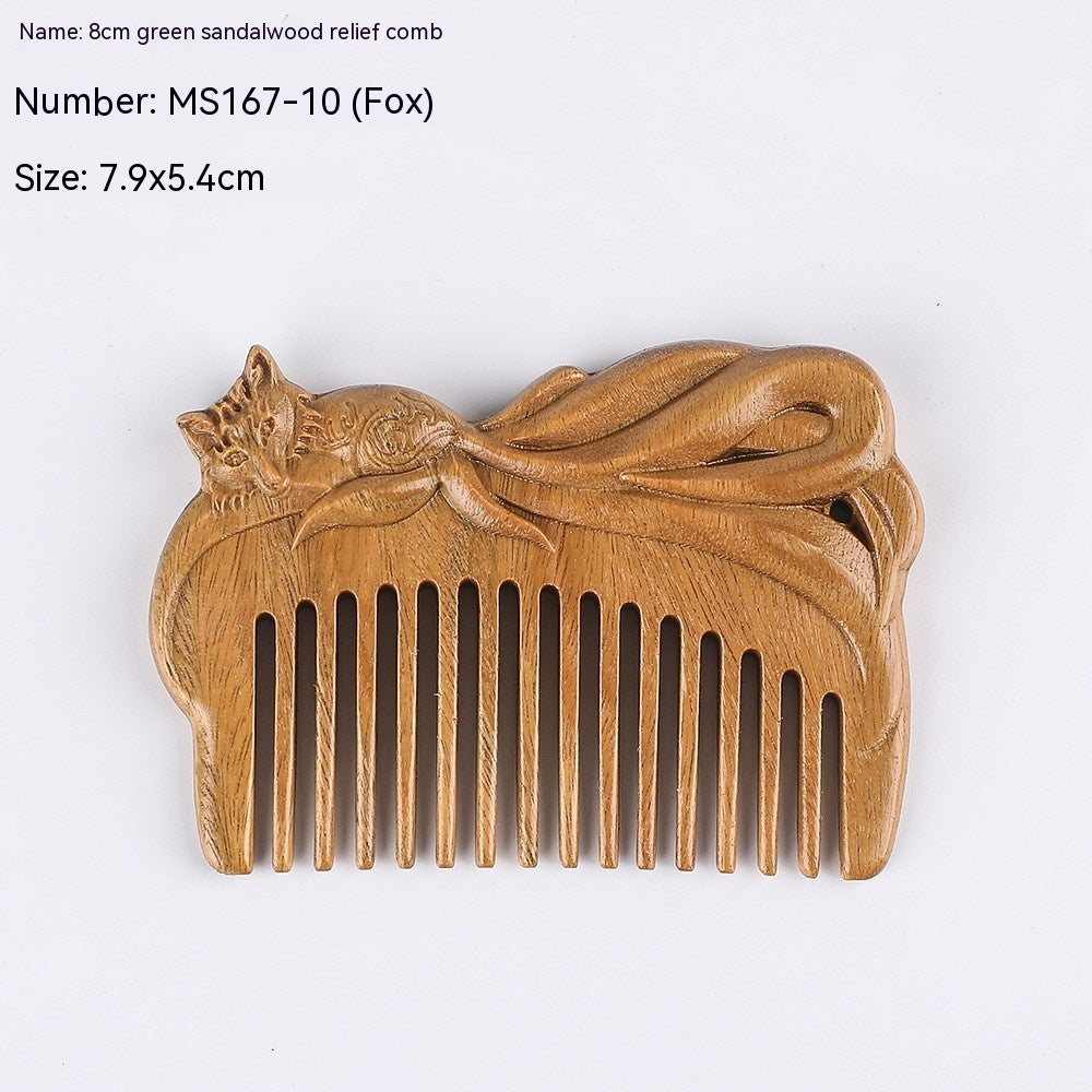 Antique Mini Sandalwood Comb