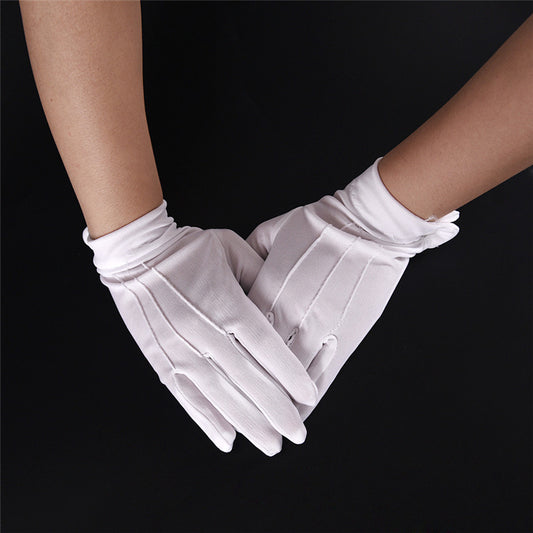 Clean cloth gloves