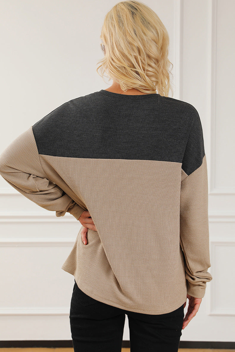 Long Sleeve V-Neck Pullover Sweater