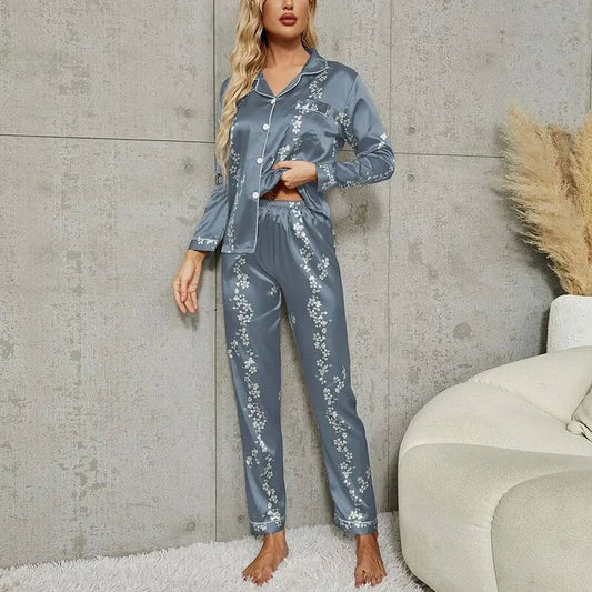 Pajama Set Long Sleeved Women