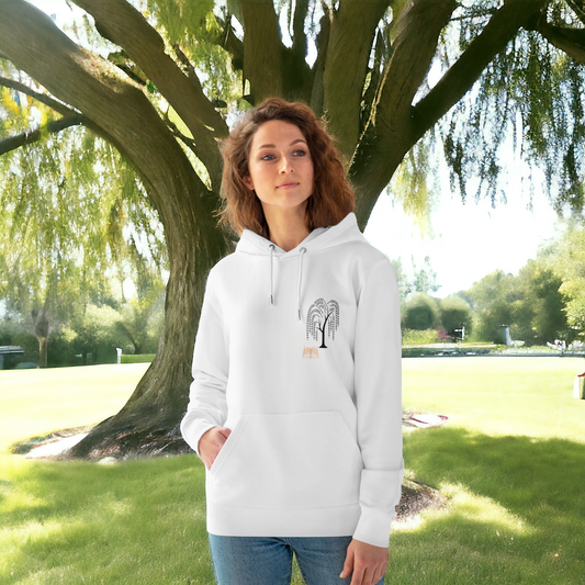Original Design Love of Reading Under the Willow Tree Hoodies Made in USA